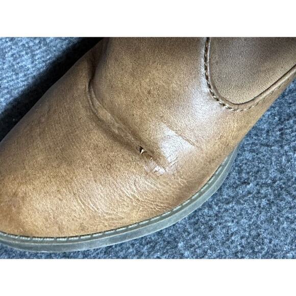 MUDD Boots Womens 7.5M Brown Tan Wallflower Ankle Buckle Western Cowgirl Y2K 90s - Picture 7 of 11